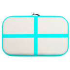 Aufblasbare Gymnastikmatte mit Pumpe 60x100x10 cm PVC Grün