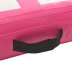 Aufblasbare Gymnastikmatte mit Pumpe 60x100x20 cm PVC Rosa