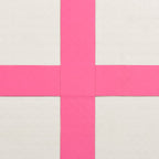 Aufblasbare Gymnastikmatte mit Pumpe 600x100x20 cm PVC Rosa