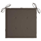 Klappbare Gartenstühle 2 Stk. mit Kissen Bambus