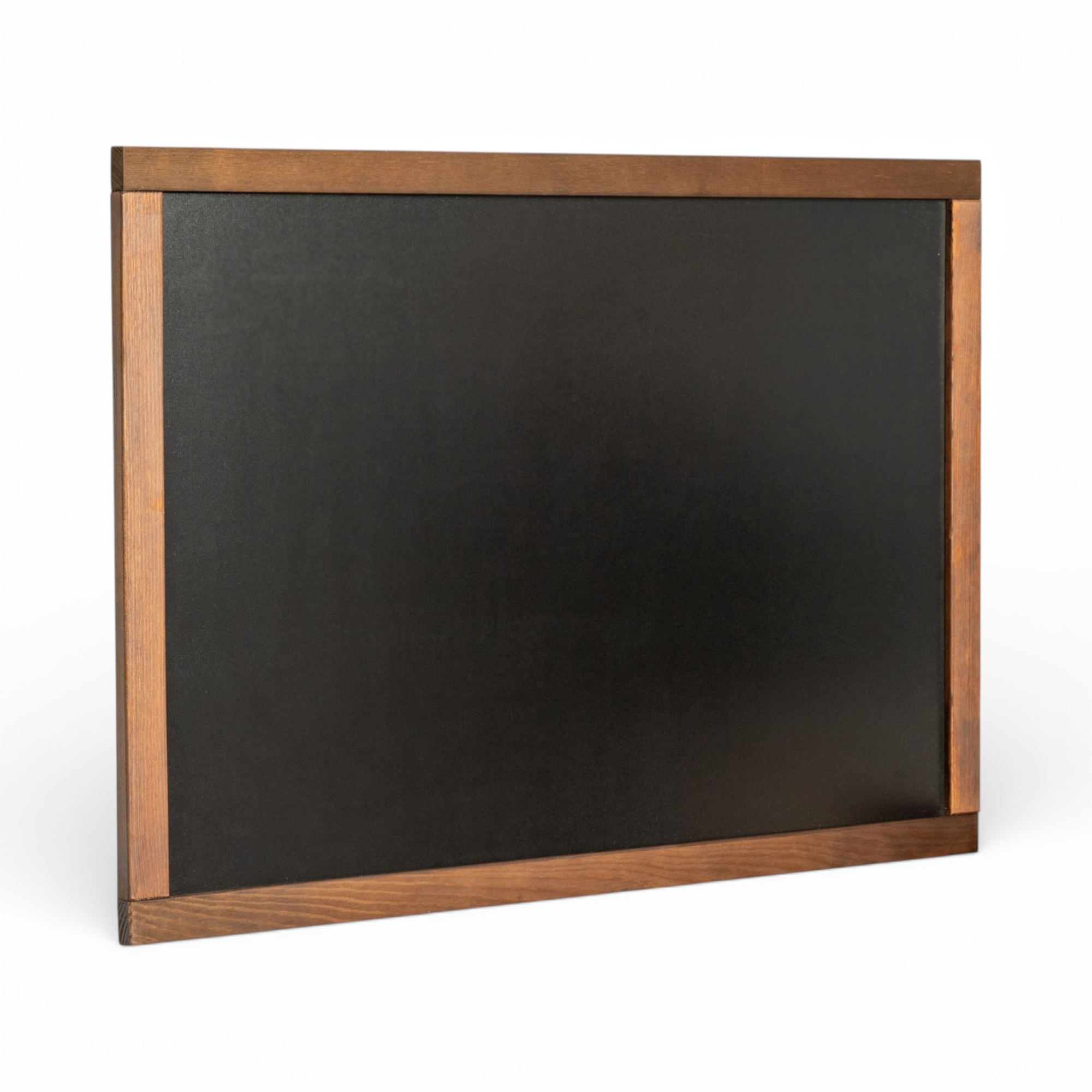 Lausitzer Marktplatz- schwarze HDF Kreide Wandtafel mit Holzrahmen zum aufhängen, ideal für Restaurants und Büros oder Kinderzimmer.