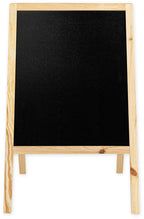 Kreidetafel/Holz Kundenstopper Classic M (60x100 cm) - natur-1