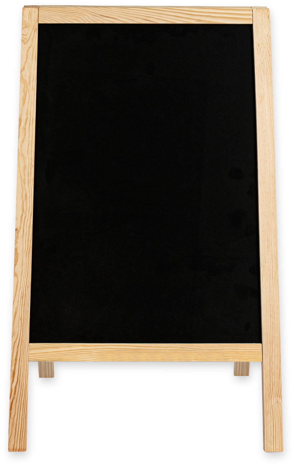 Kreidetafel/holz Kundenstopper Classic S (51x90 cm) - natur-4