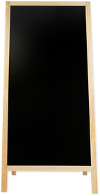 Kreidetafel/holz Kundenstopper Classic XL (72x160 cm) - natur-4