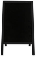 Kreidetafel/holz Kundenstopper Classic S (51x90 cm) - schwarz-4