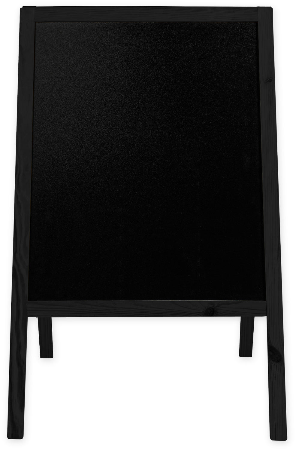 Kreidetafel/Holz Kundenstopper Classic M (60x100 cm) - schwarz-2
