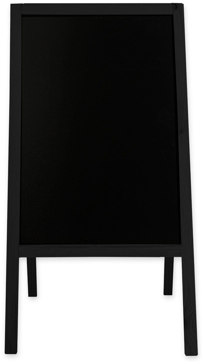 Kreidetafel/holz Kundenstopper Classic L (61x118 cm) - schwarz-1