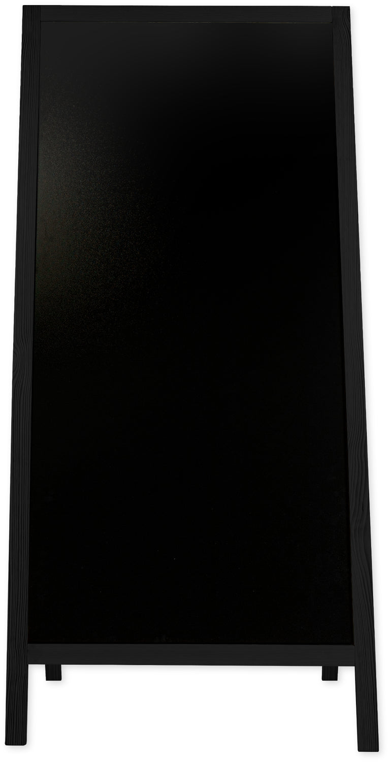 Kreidetafel/holz Kundenstopper Classic XL (72x160 cm) - schwarz-2