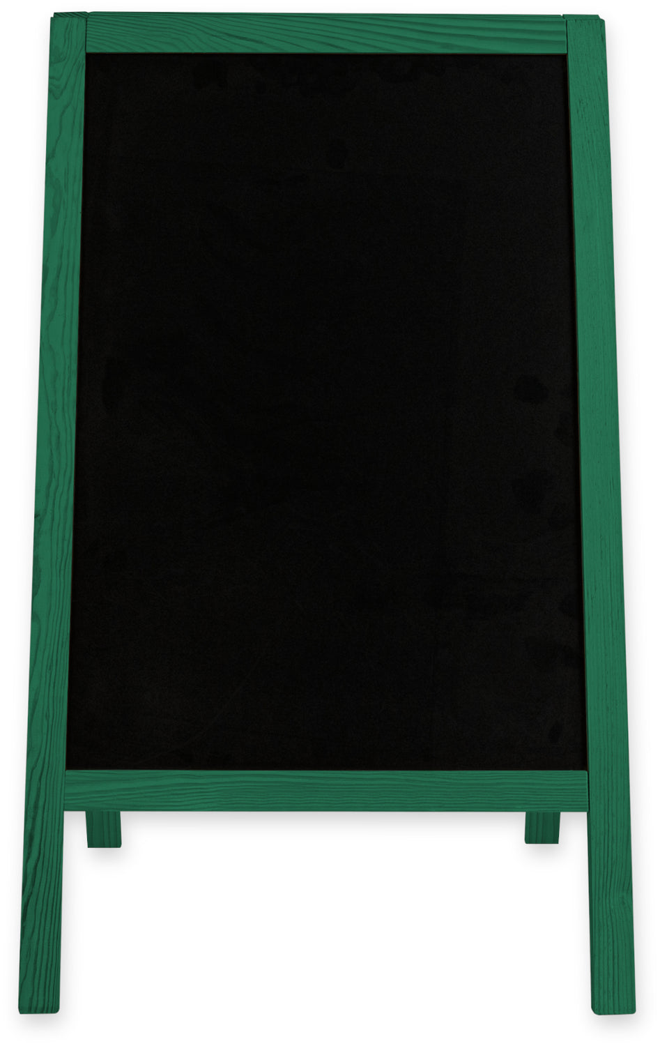Kreidetafel/holz Kundenstopper Classic S (51x90 cm) - grün-2