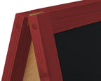 Kreidetafel/holz Kundenstopper Classic S (51x90 cm) - rot-5