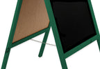Kreidetafel/Holz Kundenstopper Classic M (60x100 cm) - grün-2